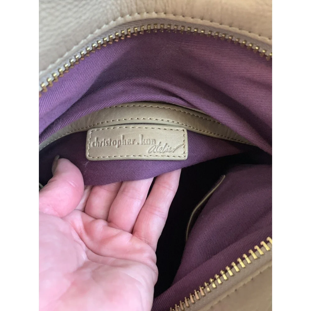 Christopher Kon soft leather SATCHEL SHOULDER BAG PURSE